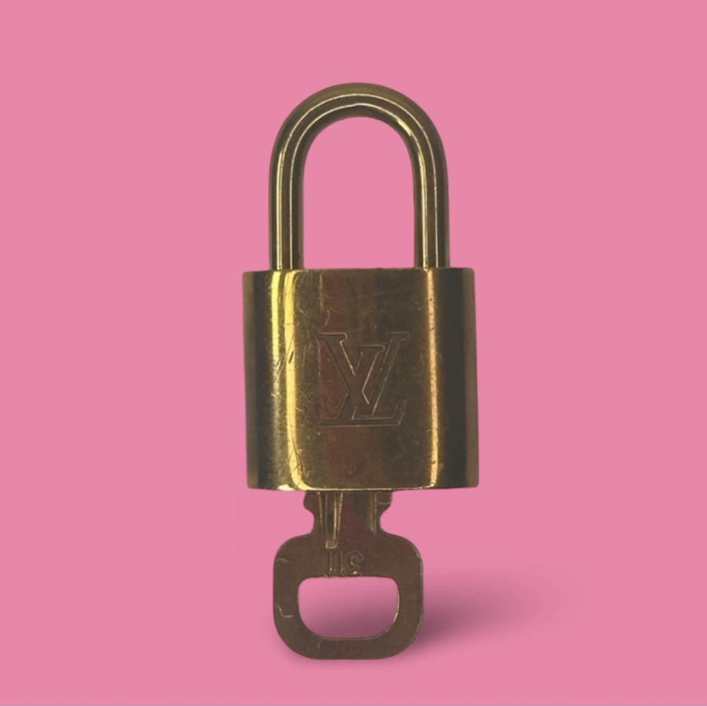 Louis Vuitton Gold Lock and Key # 311